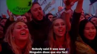 Coldplay  The Scientist  Glastonbury 2016 ENPT Legendado [upl. by Latin873]