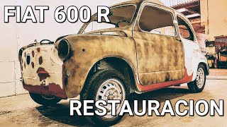 RESTAURACION COMPLETA FIAT 600🚀  SEAT 600  RESTAURACION HERMANO DE MULTIPLA [upl. by Aibos]