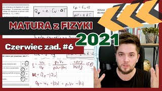 🔶 Rozwiązanie Matury z Fizyki czerwiec 2021 CKE z omówieniem 🔶 zadanie 6 [upl. by Koball]