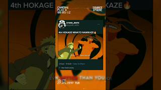 4th HOKAGE MINATO NAMIKAZE🔥naruto shorts [upl. by Latsyek]