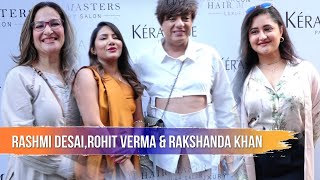 Rashmi DesaiRohit Verma amp Rakshanda Khan Spotted In Andheri [upl. by Kathlin]