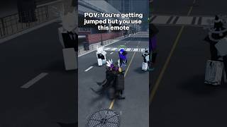 POV Youre getting jumped but you use this emote [upl. by Jamaal]