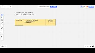 Assessment Syllabus Maths 4024 [upl. by Georgeta]