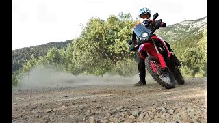 HONDA CRF300Rally Test Ride Review Moto in Action [upl. by Gibbs]