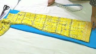 सूट पर suit रखकर cutting कैसे करे how to cut suit by placing another suit on it easy way to cut [upl. by Brendin]