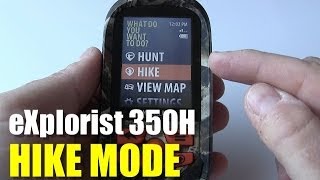 Magellan eXplorist 350H  Hike Mode [upl. by Anoirb]