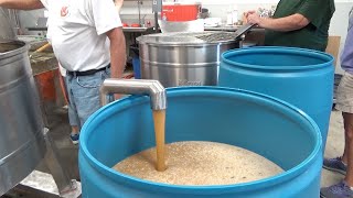 Processing over 6000 pounds of honey in less than 8 hours [upl. by Tloc]