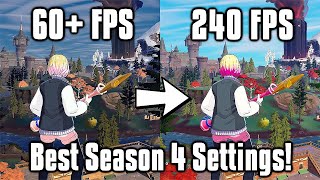 Fortnite Season 4 Settings Guide  FPS Boost Colorblind Modes amp More [upl. by Akinod]