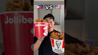 Jollibee 🇵🇭 vs KFC 🇺🇸 [upl. by Roselba]