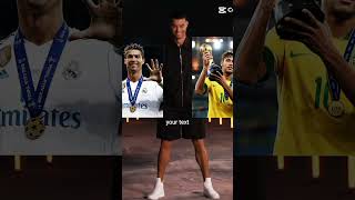 footballer Ronaldo or Neymar or Messi edit football trending shorts videos [upl. by Nawk]