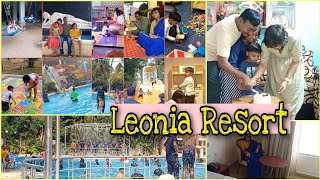 Leonia resort water gamesswimming poolindooroutdoor games buffet breakfastAnniversary celeb [upl. by Enieledam358]