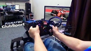 Обзор лучшего руля для F1  Fanatec ClubSport Steering Wheel Formula Black [upl. by Cybill]