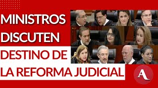 Suprema Corte discute proyecto para invalidar parcialmente reforma judicial [upl. by Lamej112]