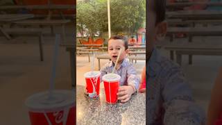 Aarav ne dono Coke pe Li 🔴😨😱trending cutebaby cute viralvideo funny comedy [upl. by Nadda]