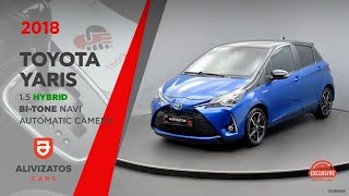 Toyota Yaris 2018 15 Hybrid BiTone Automatic Navi Camera Alivizatos cars [upl. by Kiele384]