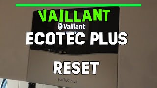 Vaillant ecoTEC plus VCW 2026 CS15 Reset entstören Fehler F28 Störung sensoCOMFORT entstör Knopf [upl. by Siubhan]