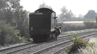 Kinlet Hall on its way to Nene Valley Railway [upl. by Carita346]