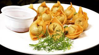 চিকেন অনথন  Chicken Wonton Recipe [upl. by Duggan]