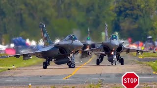 RAFALE french navy pilots Takeoff Demo Landing [upl. by Annerol]