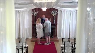 Mark and Lyndas September 12 2024 elopement wedding ceremony at the Virginia Beach Wedding Chapel [upl. by Scot]