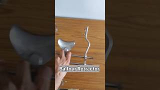 Balfour retractor self retaining retractor surgical instruments [upl. by Eedia]