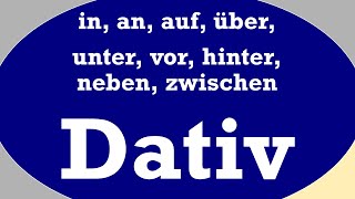 Wo in an auf über unter vor hinter neben zwischen  Wechselpräpositionen mit Dativ [upl. by Nahtnahoj]