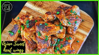 BLACKSTONE GRIDDLE CHICKEN WINGS  Blackstone Griddle Recipes [upl. by Maitilde]