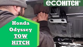 How to Install X7372  Honda Odyssey Trailer Hitch by EcoHitch [upl. by Nedyah]