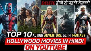 Top 10 Best Hollywood Sci Fi amp Horror Movies On YouTube in Hindi  Hollywood Movies on YouTube [upl. by Quickel]