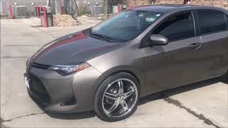 2017 TOYOTA COROLLA ON 20 INCH RIMS [upl. by Kurtzig]