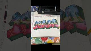 Drawing with Mom art graffiti Learning [upl. by Yattirb]