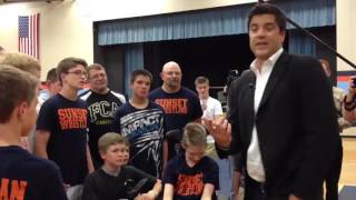 Good Morning America visits middle school wrestlers [upl. by Nevyar]