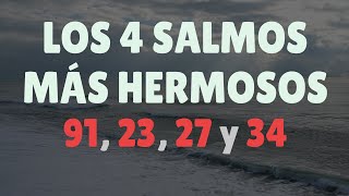 Los 4 SALMOS MÁS HERMOSOS de La Biblia 91 23 27 y 34 [upl. by Schertz]