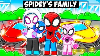 Spiderman Has The FASTEST Family in Roblox Driving Empire [upl. by Ttimme]