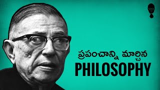 WHAT IS EXISTENTIALISM JeanPaul Sartre Philosophy  Think Telugu Podcast [upl. by December]