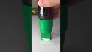 Activating my THICK GREEN Posca Marker and Drawing with it shorts [upl. by Bonns]