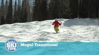 How to Ski Moguls  Turn Transitions  Steamboat Ski Resort Olympian Nelson Carmichael [upl. by Ecinad]