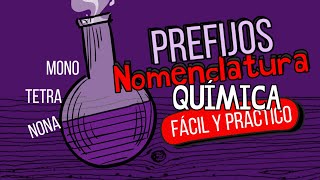 PREFIJOS nomenclatura QUÍMICA⚡ sistemática  mono tetra fácil y sencillo [upl. by Eelek]