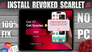 Solving Scarlet Revoked Issues  Revive Revoked Apps 2024 [upl. by Eittel]