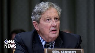 WATCH Sen Kennedy makes baseless claim that Arab American witness is supporting Hamas [upl. by Thar]