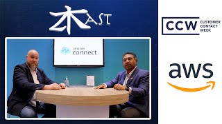 2024 ZKast 83 with Mike Wallace of AWS at Customer Contact Week 2024 in Las Vegas [upl. by Mezoff713]