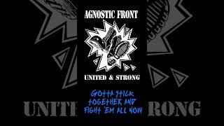 Agnostic Front – United and strong [upl. by Yelir]