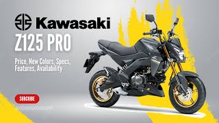 2024 Kawasaki Z125 Pro Price New Colors Specs Features Availability [upl. by Leivad]