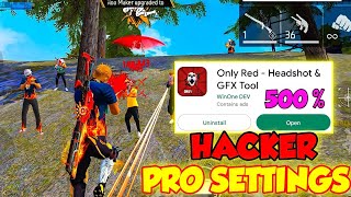 🔥Only Red Number GFX Tools Free File 😱 auto headshot ff app 2023  100 Working [upl. by Parlin]