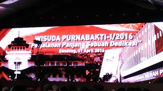 Acara Malam Kebersamaan Wisudawanwati Purnabakti Telkom 1 April 2016 [upl. by Nedyrb]