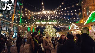 Toronto Winter Village Christmas Market Walk 2022 [upl. by Aliac]