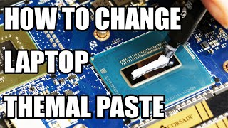 BEGINNERS GUIDE How To Change Laptop Thermal Paste [upl. by Alcock]