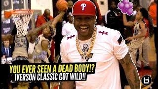 Allen Iverson Witnesses MURDER Tre Mann Hits a MEAN JELLY Iverson Classic Got WILD [upl. by Oecile]