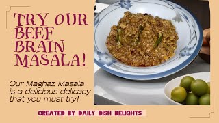 Delicious Beef Brain Masala  Maghaz Masala  Daily Dish Delights [upl. by Llegna]