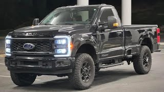 Convert your 2023 F250F350 to OEM LED headlights Super Duty halogen headlight conversion [upl. by Esiocnarf]